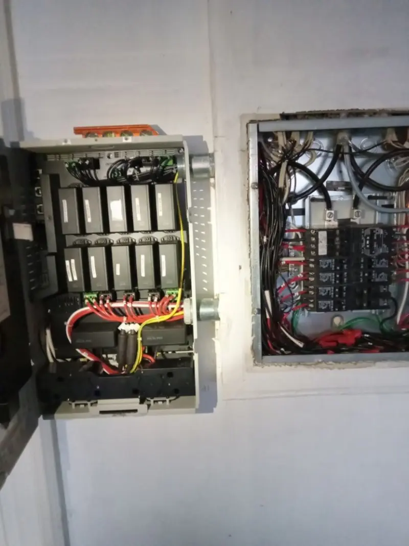 Electrical panel upgrade completed for Indoor Lighting Installation in Fernandina Beach